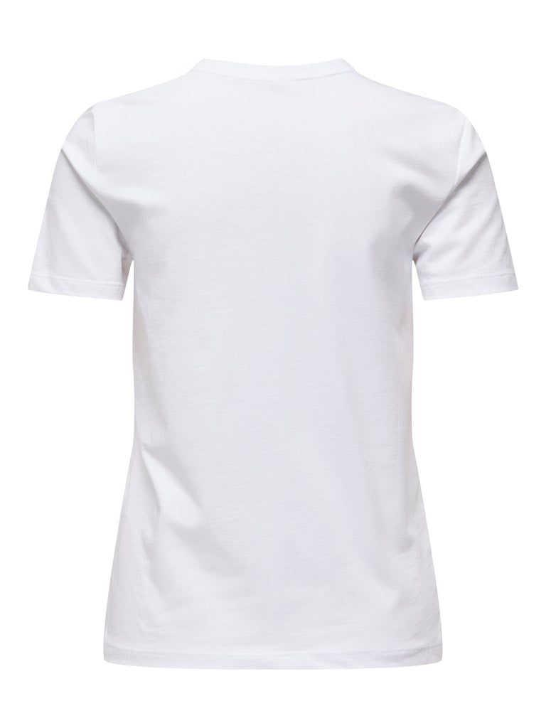 Only Damen T-Shirts Bright White/Tr