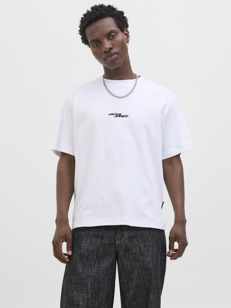 Jack & Jones Herren T-Shirts kurz Bright White