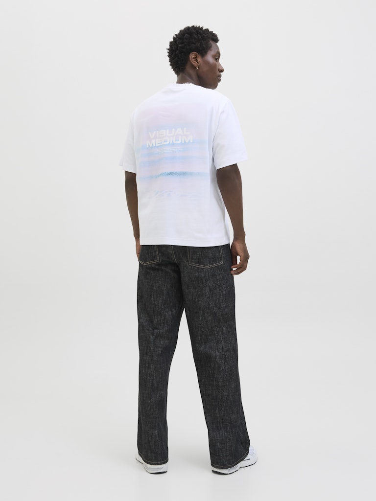 Jack & Jones Herren T-Shirts kurz Bright White