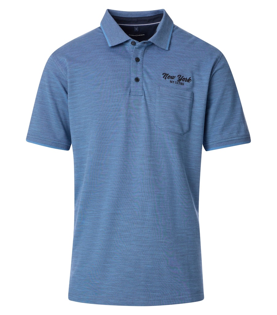 Casa Moda Herren Polo-Shirts  Aqua Bis Pe