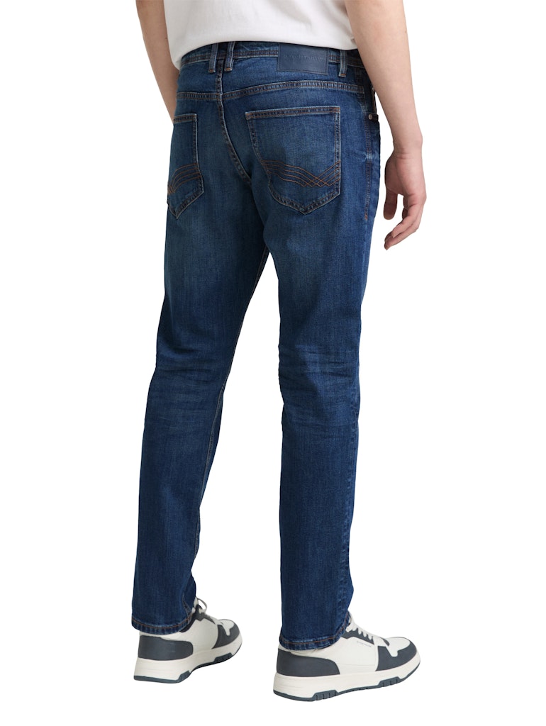 Tom Tailor Herren Jeans Mid Stone Wash
