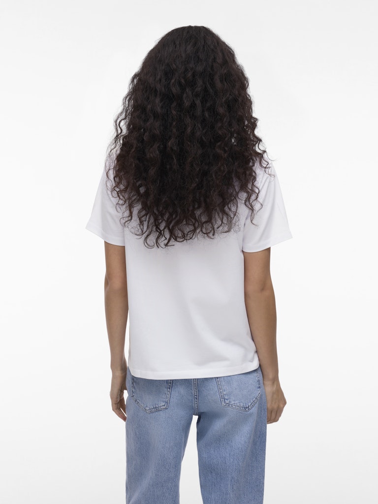 Vila Damen T-Shirts Bright White/Em