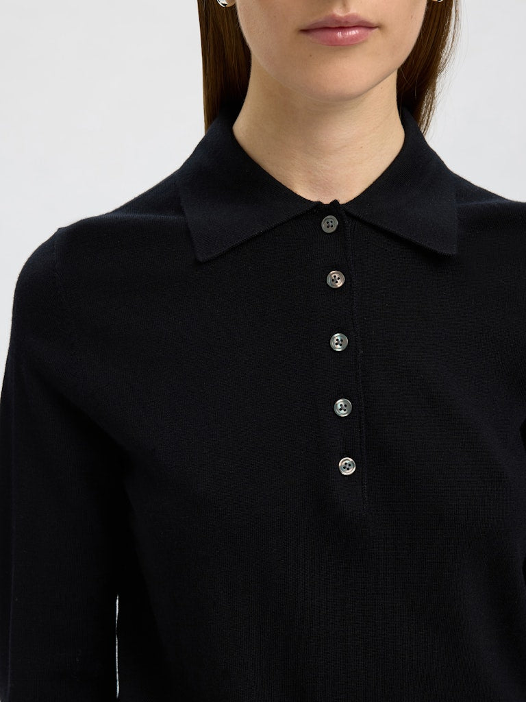 Selected Femme Damen T-Shirts Black