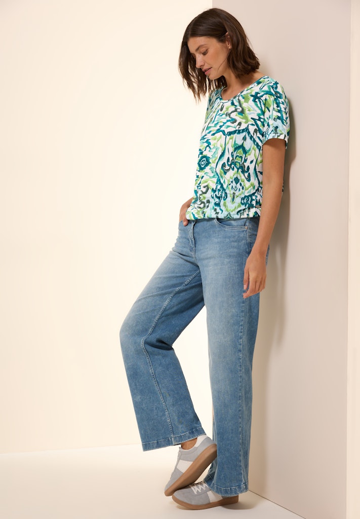 Cecil Damen T-Shirts Green Lag