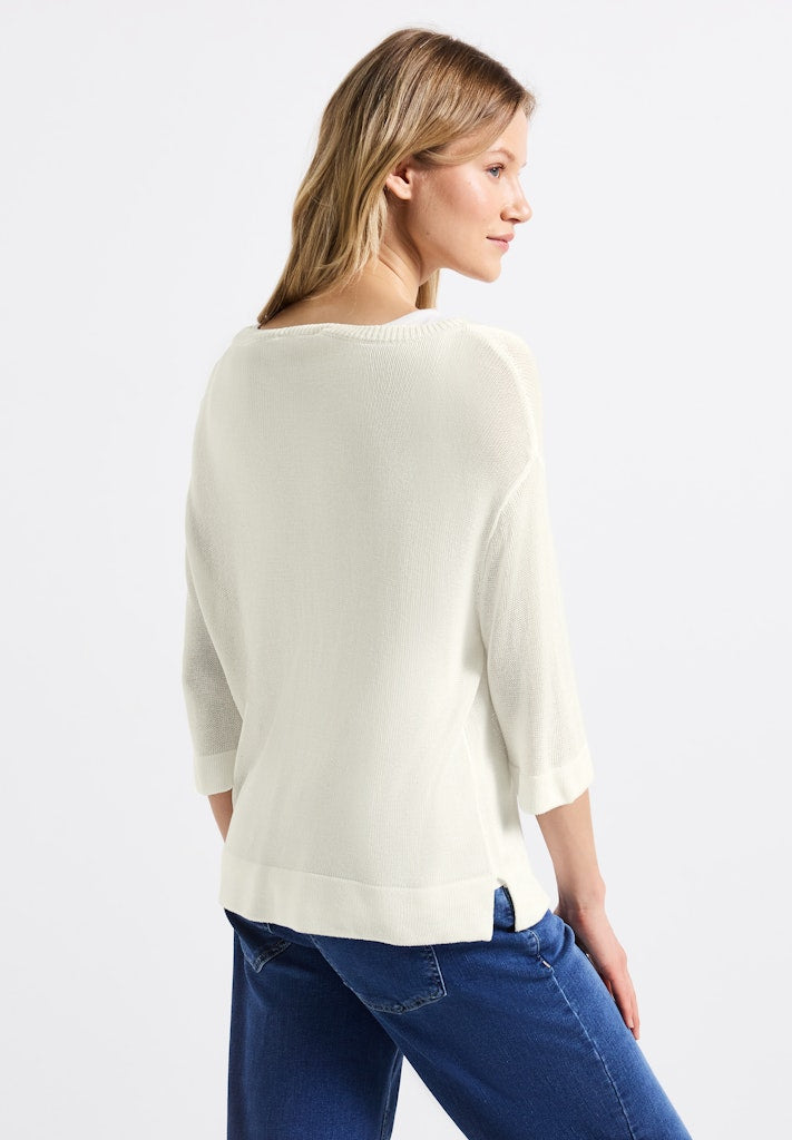 Street One Damen Pullover  Off White