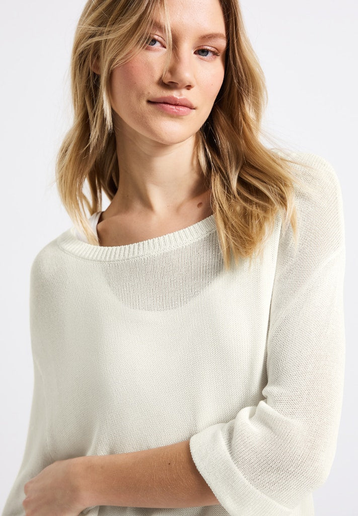 Street One Damen Pullover  Off White