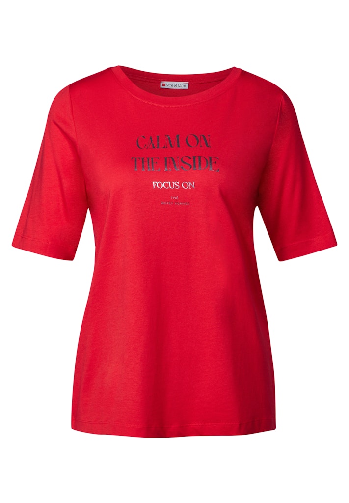 Street One Damen T-Shirts  Glory Red