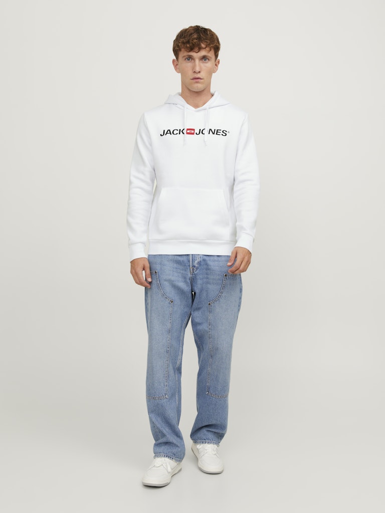 Jack & Jones Herren Sweatshirts White/Reg Fit