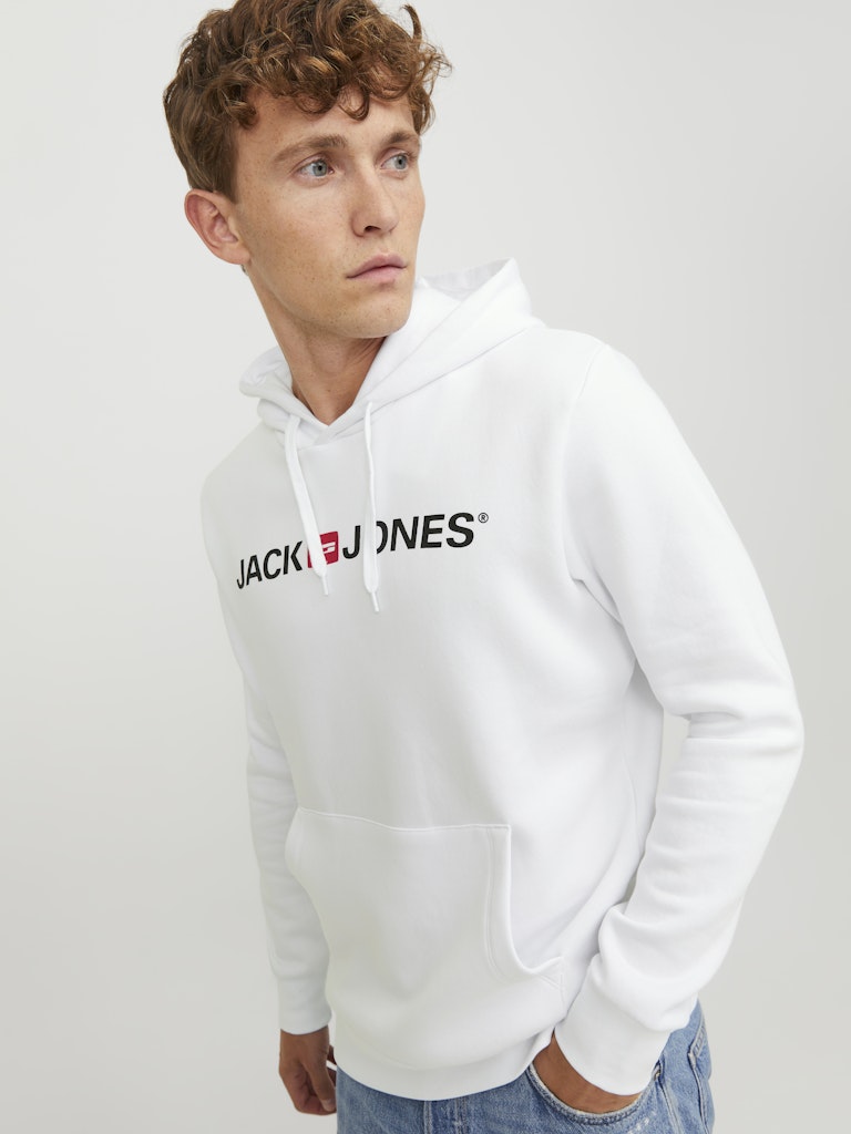 Jack & Jones Herren Sweatshirts White/Reg Fit