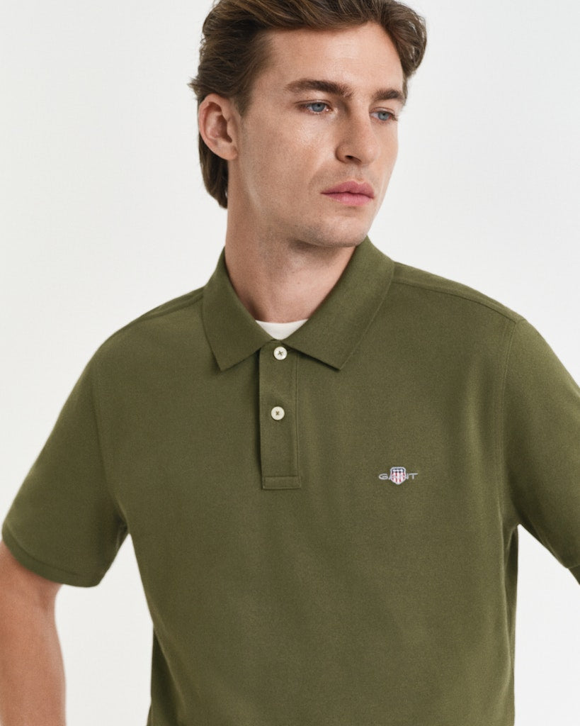 Gant Herren Polo-Shirts  Moss Green