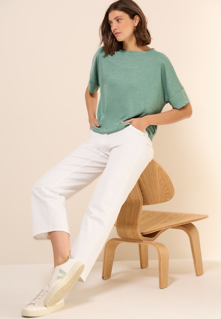 Cecil Damen T-Shirts  Matcha Gr