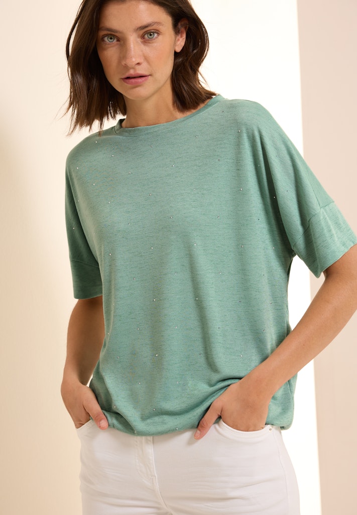 Cecil Damen T-Shirts  Matcha Gr