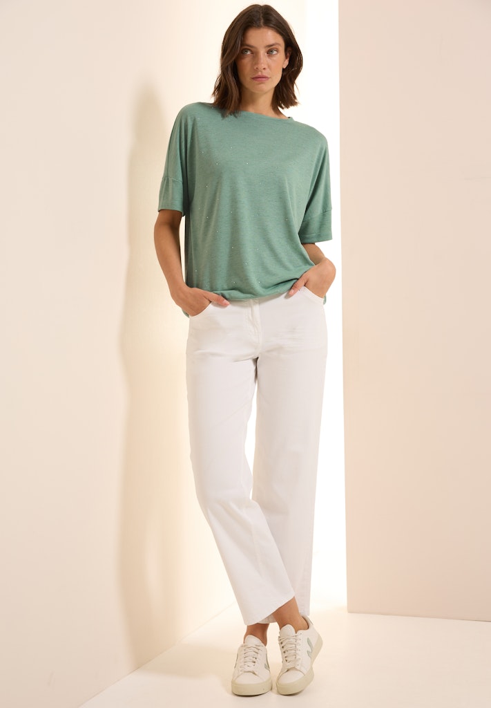 Cecil Damen T-Shirts  Matcha Gr