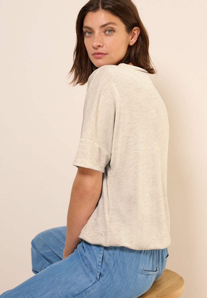 Cecil Damen T-Shirts  Pearl Bei