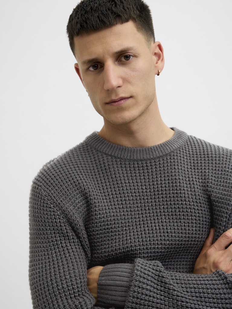 Jack & Jones Herren Pullover Asphalt