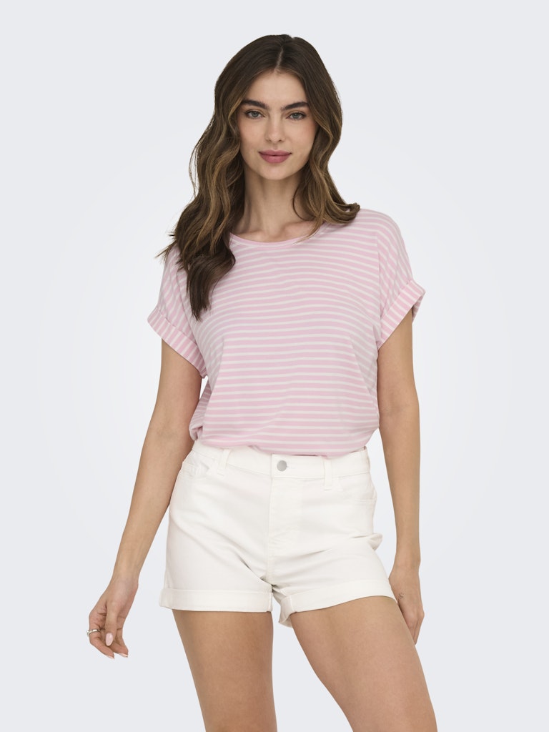 Only Damen T-Shirts Pink Lady/Cloud