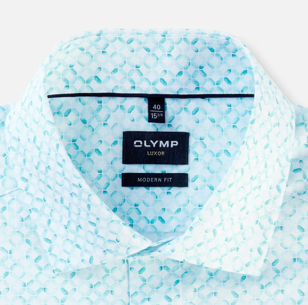 Olymp Herren Hemden kurz  Mint
