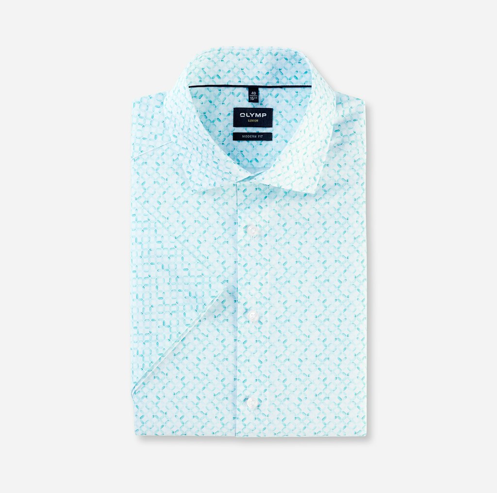 Olymp Herren Hemden kurz  Mint
