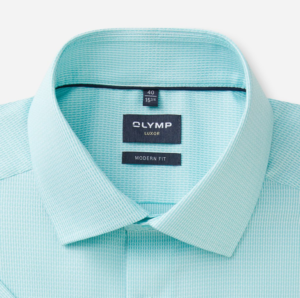 Olymp Herren Hemden kurz  Mint
