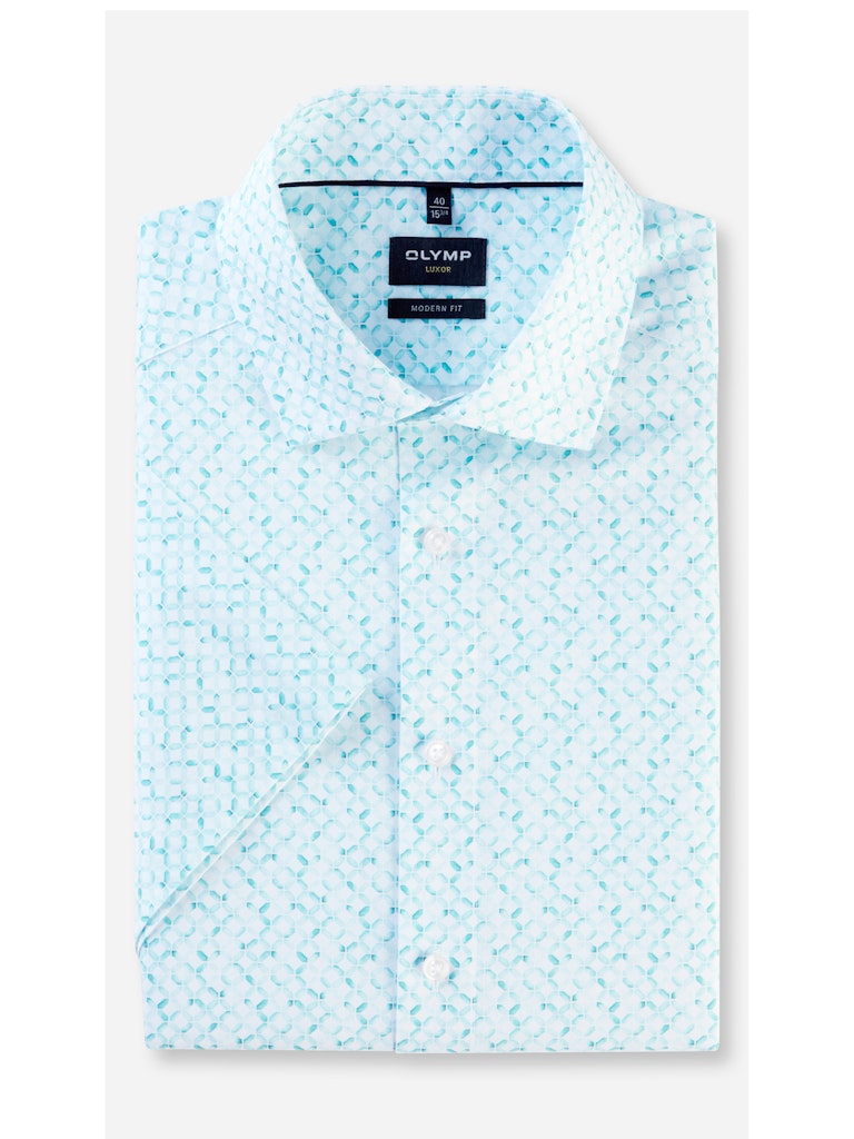 Olymp Herren Hemden kurz  Mint
