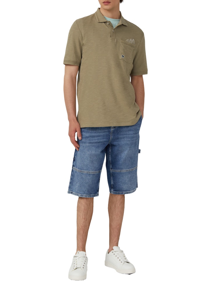 S. Oliver red Herren Polo-Shirts Green