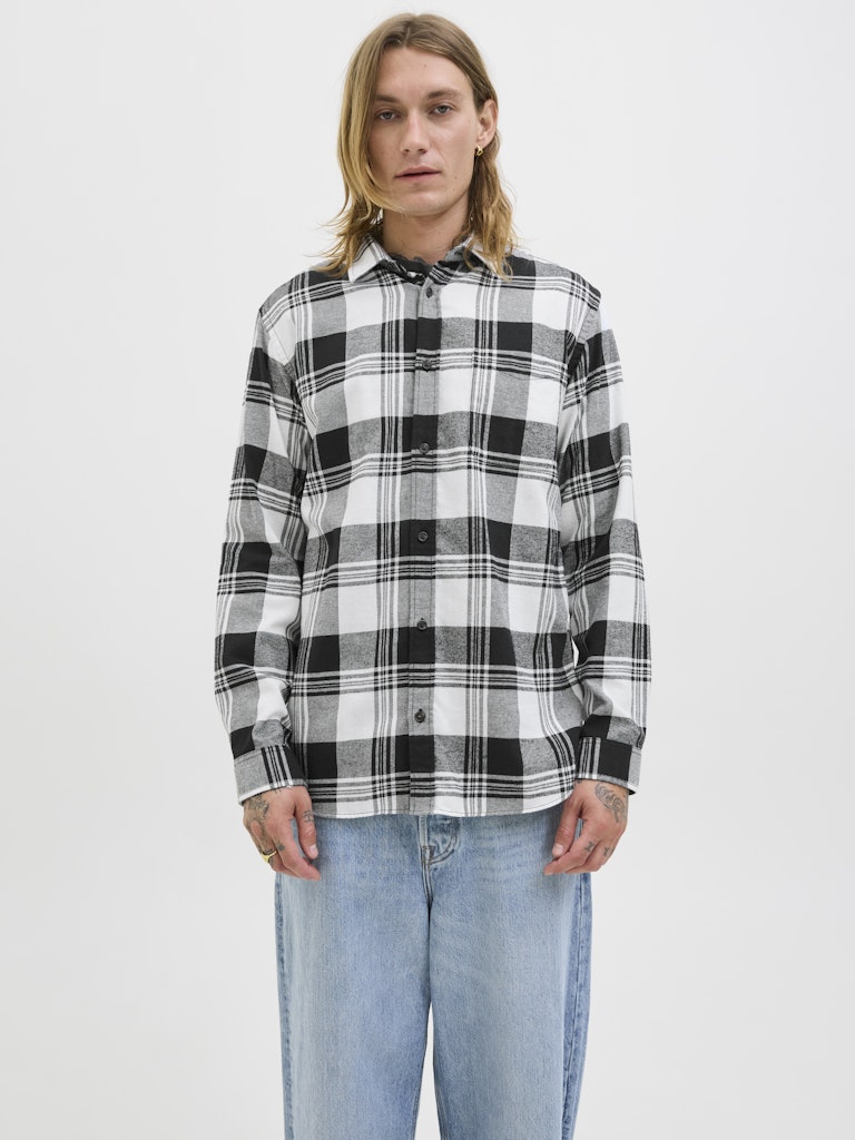 Jack & Jones Herren Hemden lang Cloud Dancer