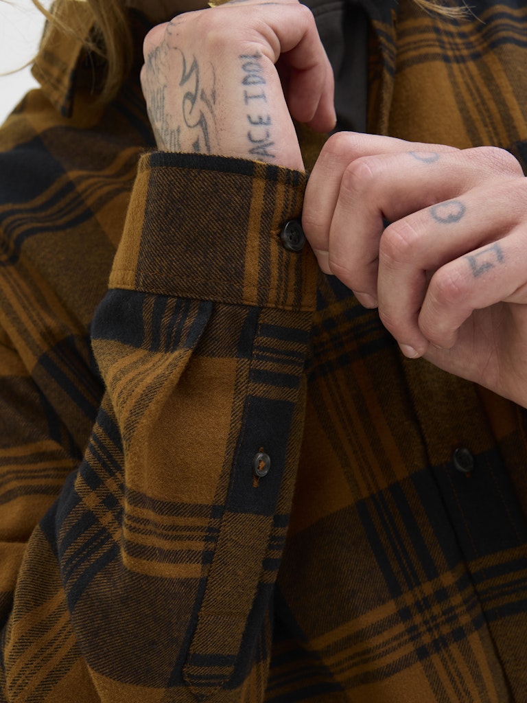 Jack & Jones Herren Hemden lang Monks Robe