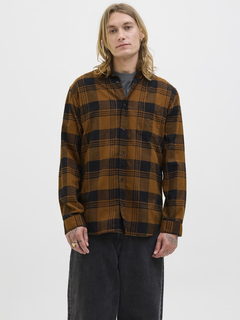 Jack & Jones Herren Hemden lang Monks Robe