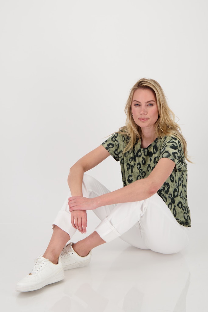 Monari Damen T-Shirts Bamboo Gemuster