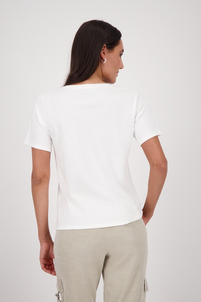Monari Damen T-Shirts Cream