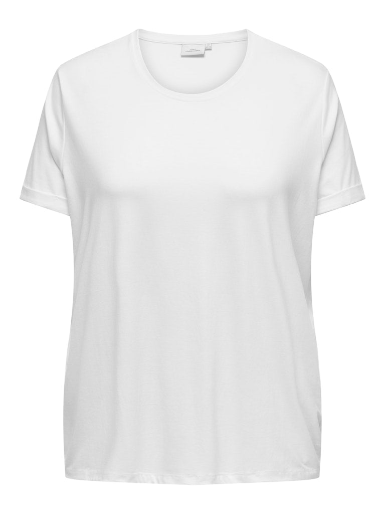 Only Caramkoma Damen T-Shirts White