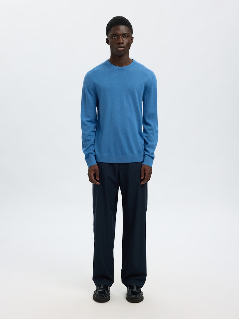 Selected homme Herren Pullover True Nav