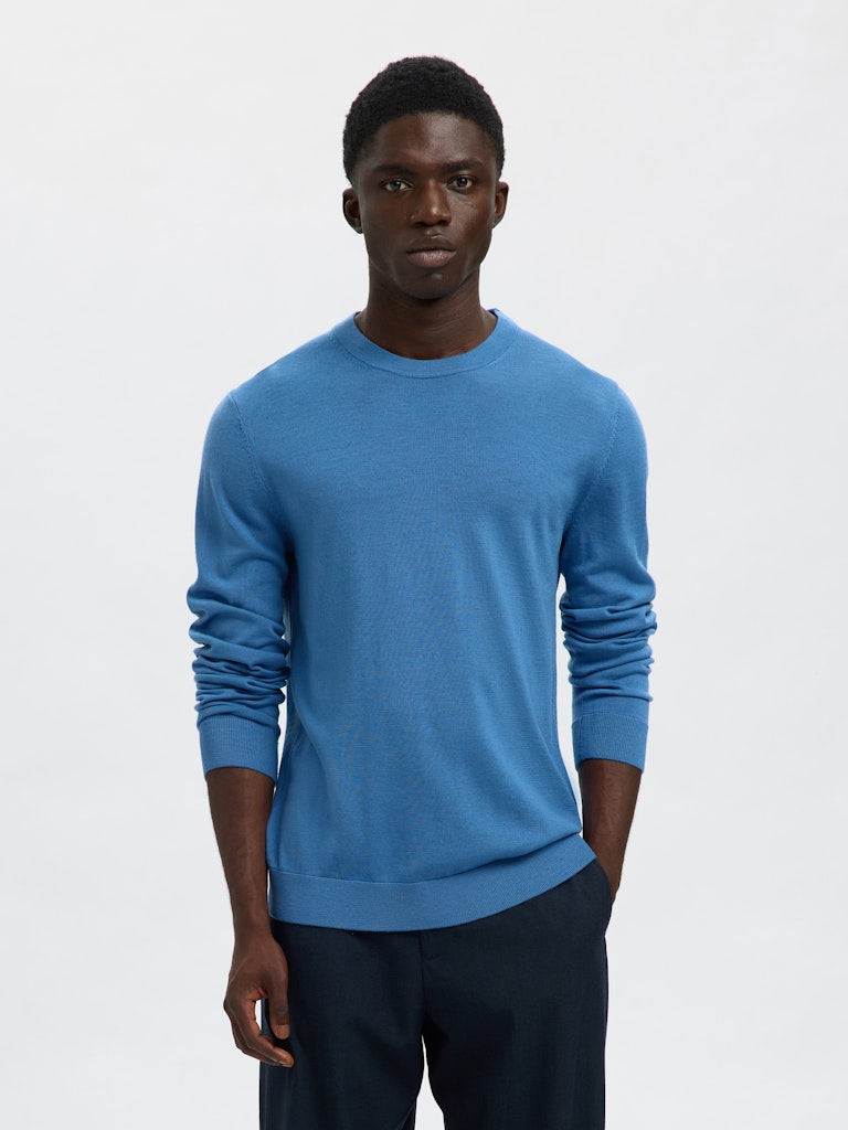 Selected homme Herren Pullover True Nav