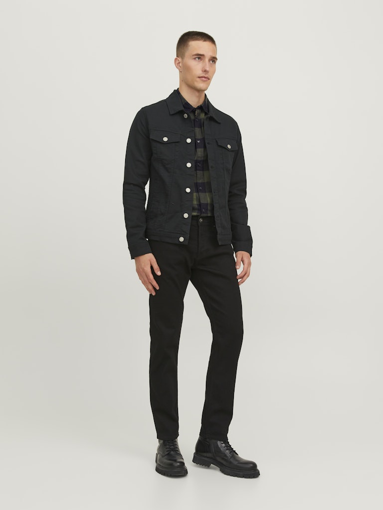 Jack & Jones Herren Hemden lang Dusty Olive/Sli