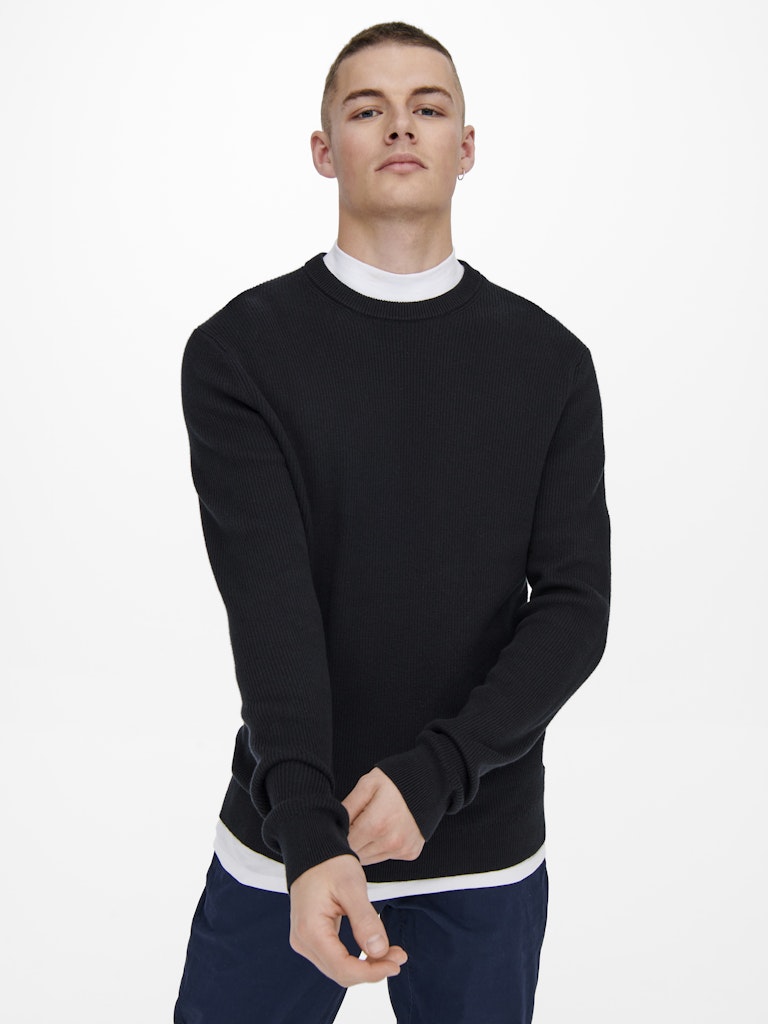 Only & Sons Herren Sweatshirts Dark Navy