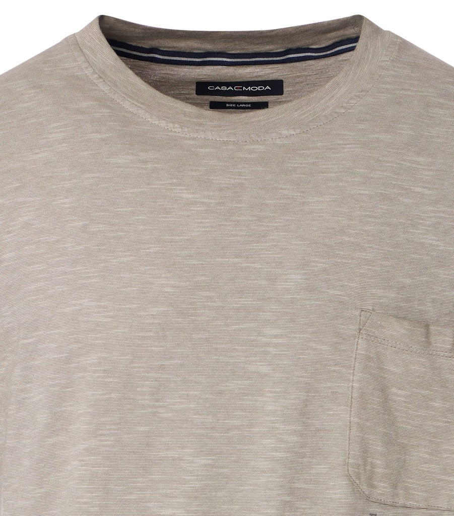 Casa Moda Herren T-Shirts kurz  Beige