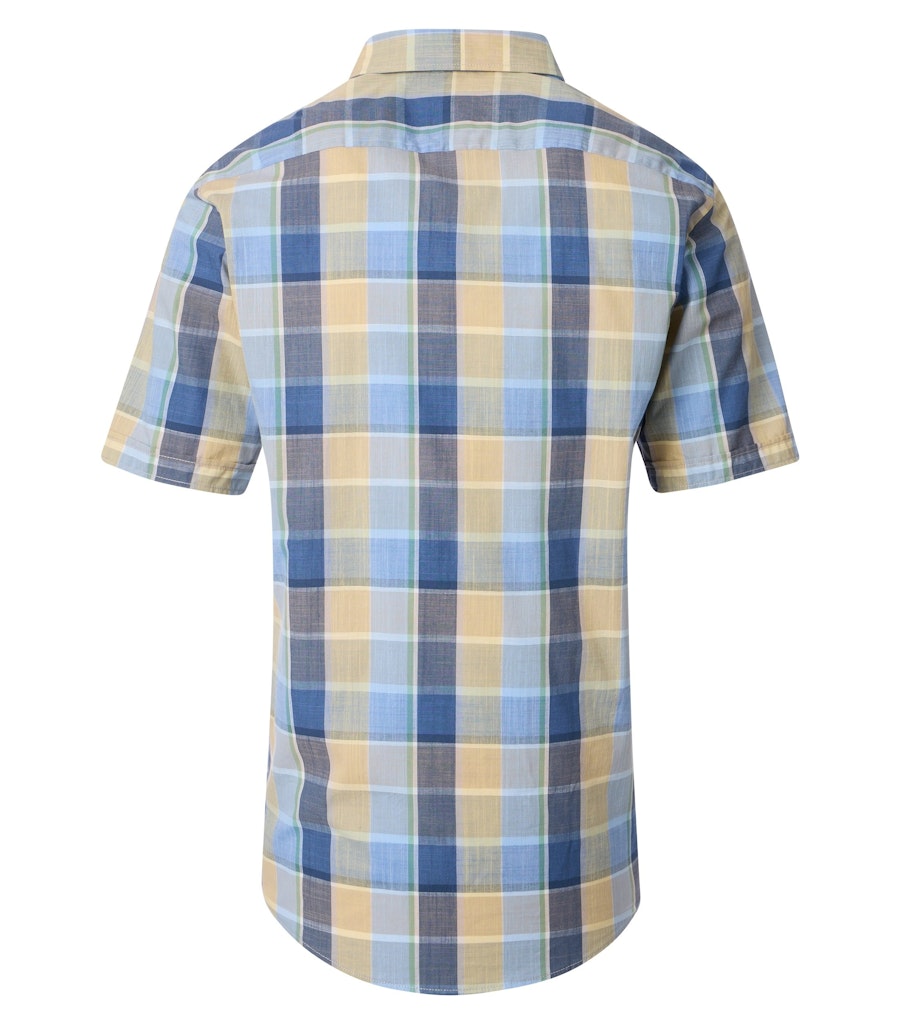 Casa Moda Herren Hemden kurz Blau