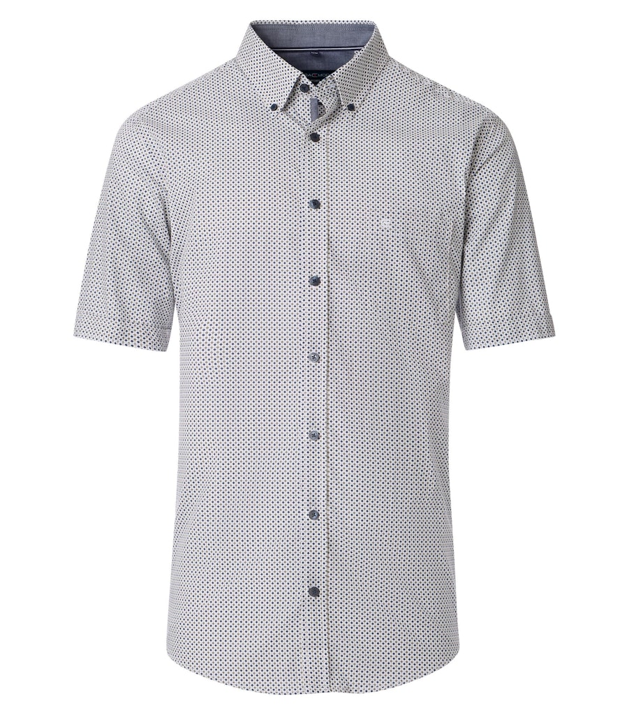 Casa Moda Herren Hemden kurz  Gruen