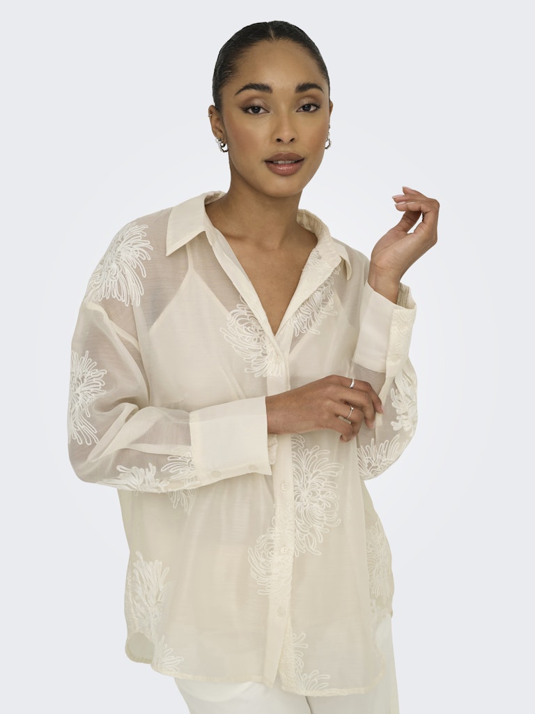 Only Damen Blusen Cloud Dancer/W