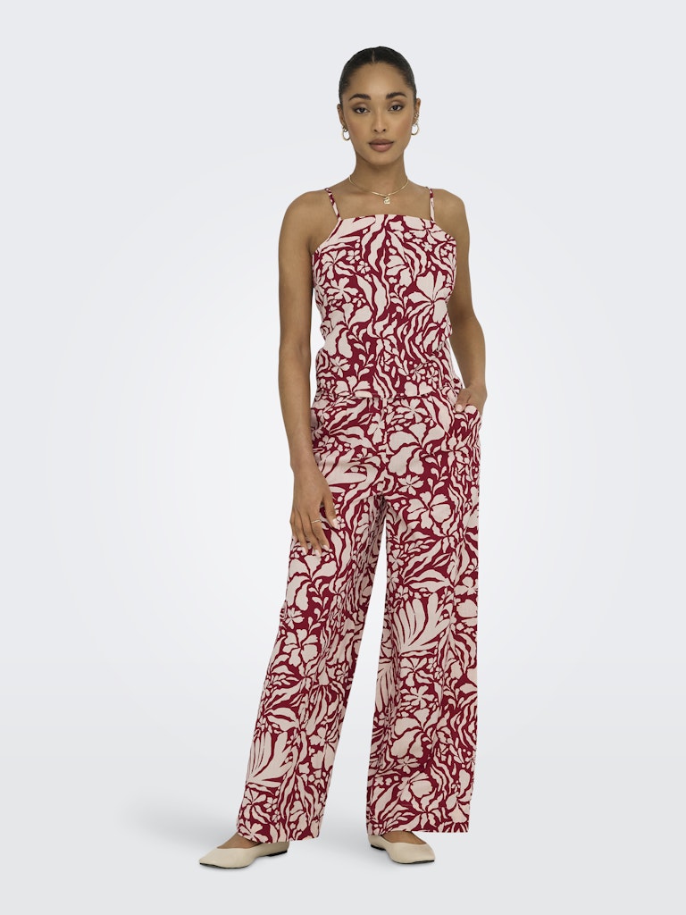 Only Damen Hosen Red Dahlia/W Eg