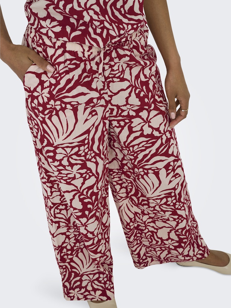 Only Damen Hosen Red Dahlia/W Eg