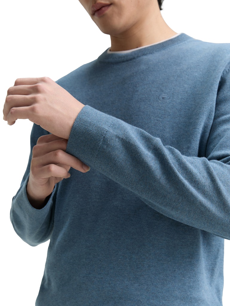 Tom Tailor Herren Pullover Real Teal Melan