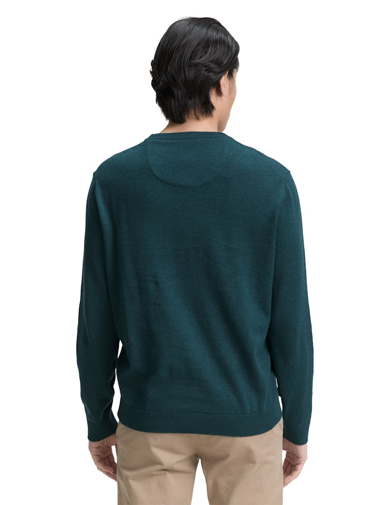 Tom Tailor Herren Pullover Sapphire Green