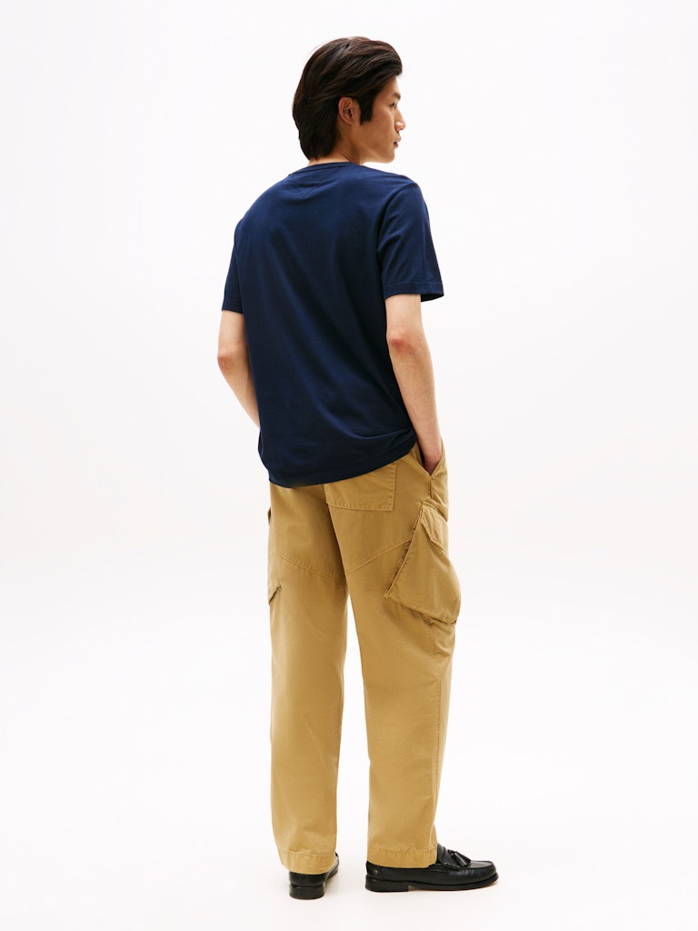 Tommy Hilfiger Herren T-Shirts kurz Dw Blue