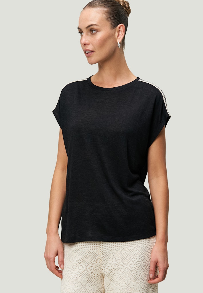 Zero Damen Tops Patch Blackcrea