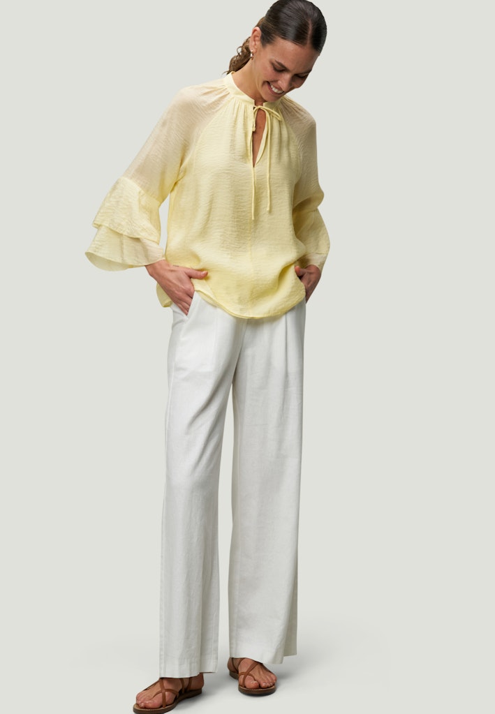 Zero Damen Blusen Double Cream