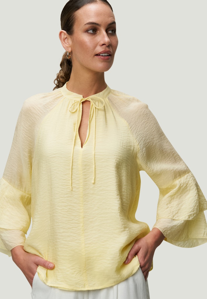 Zero Damen Blusen Double Cream