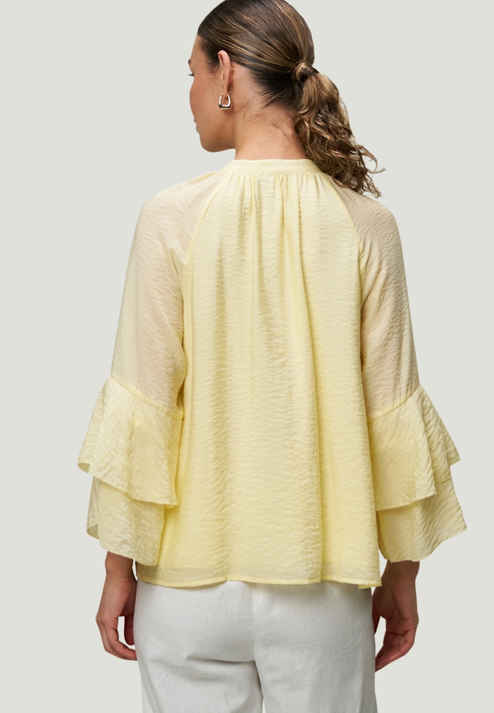 Zero Damen Blusen Double Cream