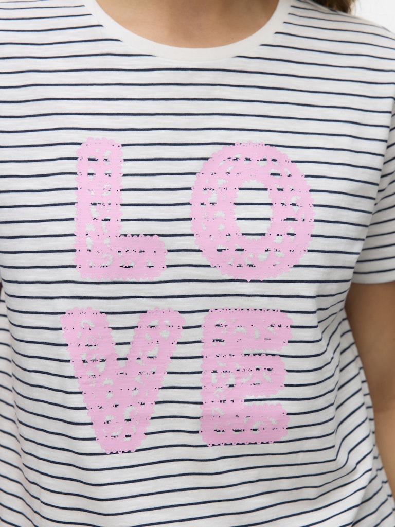 Vero Moda Damen T-Shirts Cloud Dancer/Na