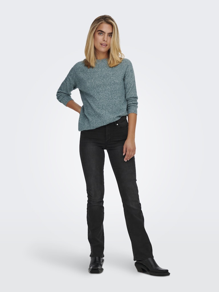 only Damen Pullover Sea Moss/W. Mel